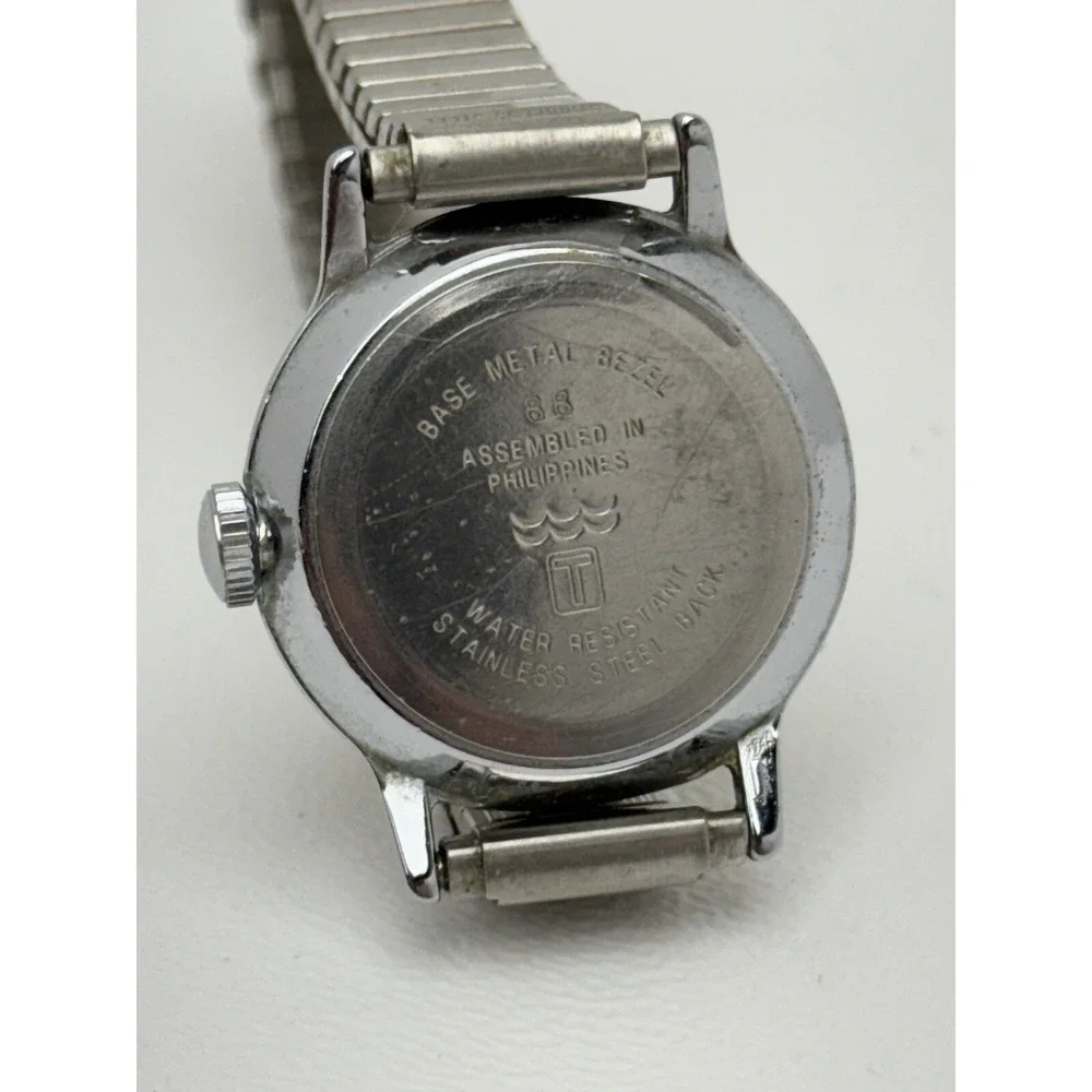 Timex Manual Mechanical Silver Tone 88 Mechanical 25mm Watch Works
